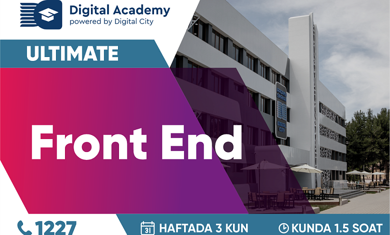 Front End dasturlash 